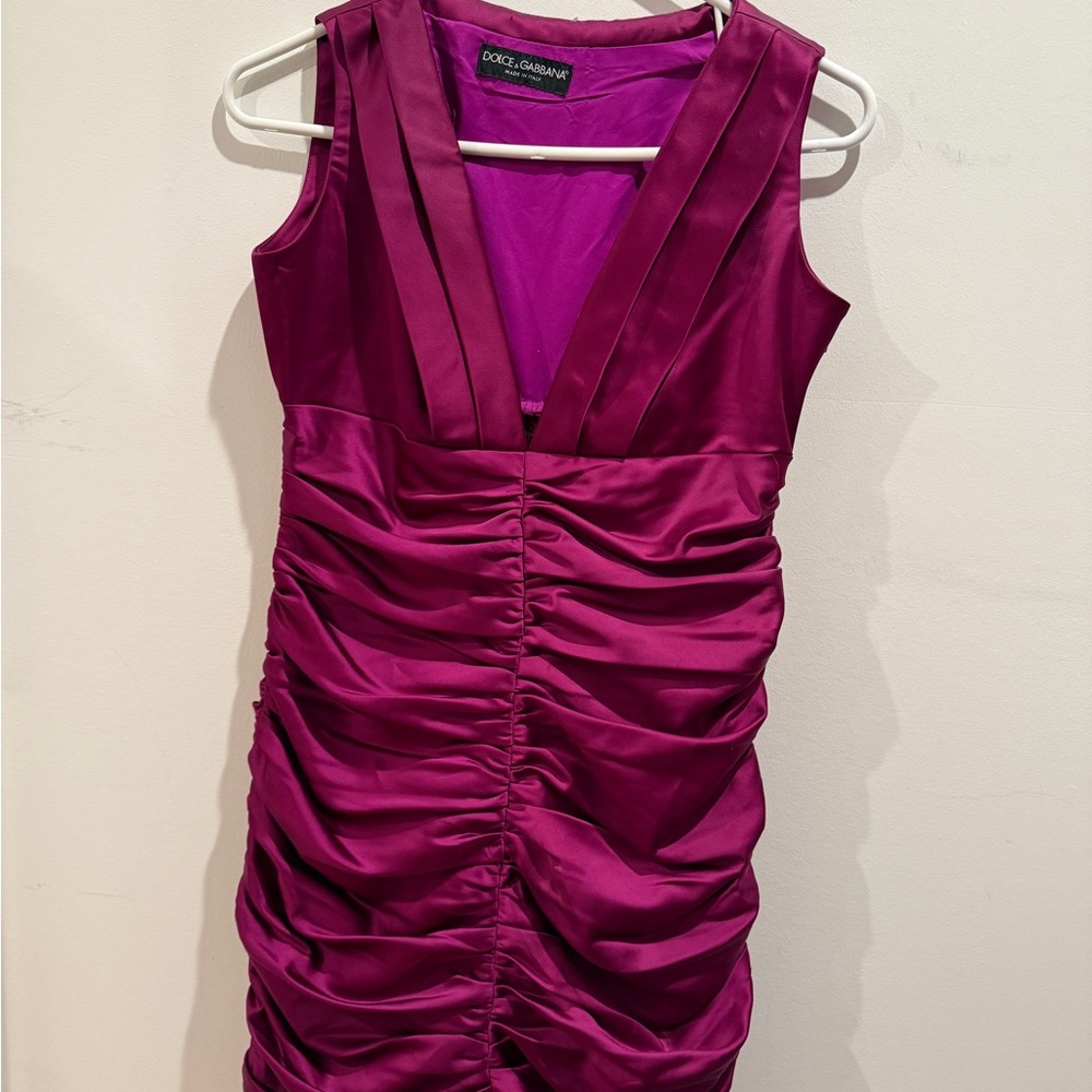 Dolce & Gabbana Women's Pink-Purple Dress